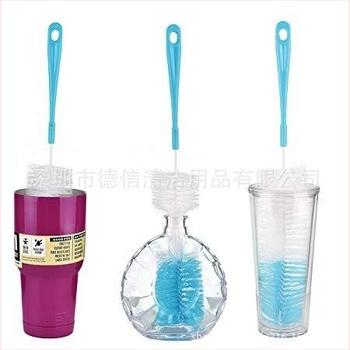 Dexin Cleaning Supplies Cumisüveg tisztító készlet hosszú nyéllel, műanyagból, 4 darab