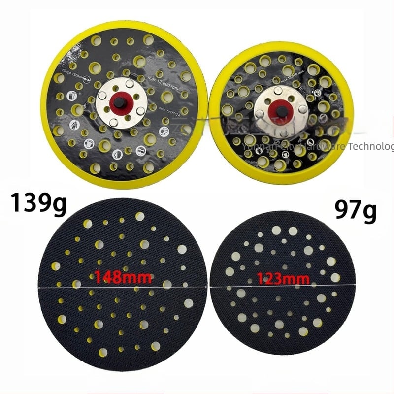 Porózus pneumatikus polírozó korong, Márka: Más, PU + nylon hook-and-loop rögzítés, Csiszolóanyag: nylon, Keménység: közepes, kompatibilis MIRKA hátlapokkal