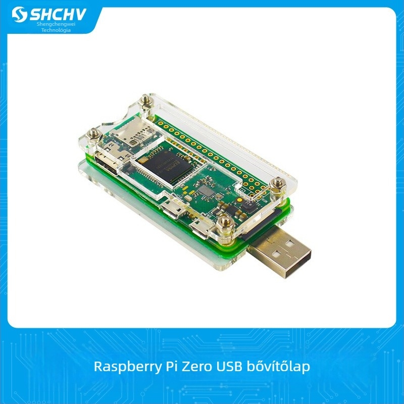 Raspberry Pi bővítőlap SHCHV RPI USB adapterrel, tápegységgel és SSH-vel