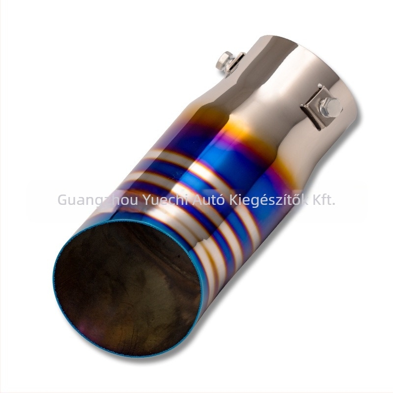 YC rozsdamentes acél kipufogócső, modell: egy kivezetéses végcső, univerzális illesztés