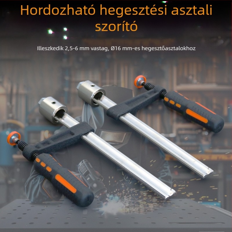 Hordozható asztali hegesztő fogó Puliv - A3 acél, hegesztők számára, tömeg 0.3-6 kg