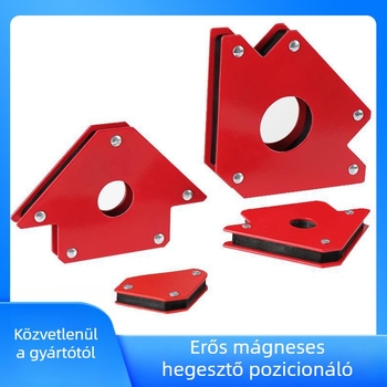 Hegesztési mágneses pozicionáló – erős mágneses rögzítés, derékszögű mágnes és többirányú szögekhez állítható rögzítők, segéd állvány hegesztéshez