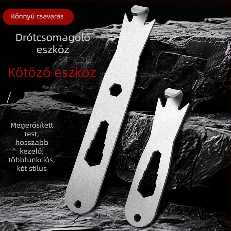 Dróttekerő és összefogó eszköz - galvanizált acél, polírozott felület, súly 0,5, márka Prepared