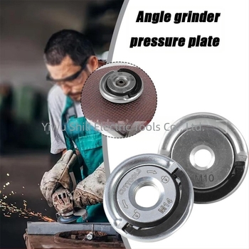Real Profit M14 thread self-locking pressure plate for angle grinder with quick-release flange nut and power chuck, carbon steel