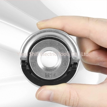 Real Profit M14 thread self-locking pressure plate for angle grinder with quick-release flange nut and power chuck, carbon steel
