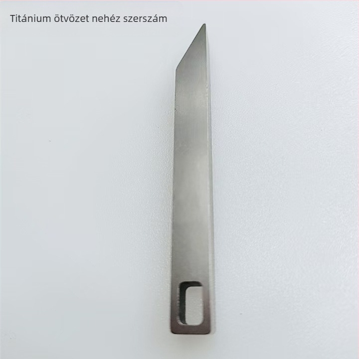Hordozható nehéz crowbar – multifunkcionális EDC eszköz nyaklánc medál titánötvözetből