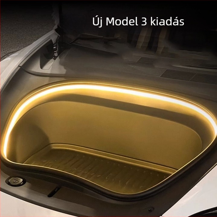 Szilikon előtti csomagtartó atmoszferikus fény Tesla Model 3 (Megújított kiadás), Üdvözlő fény, 12W, 16V