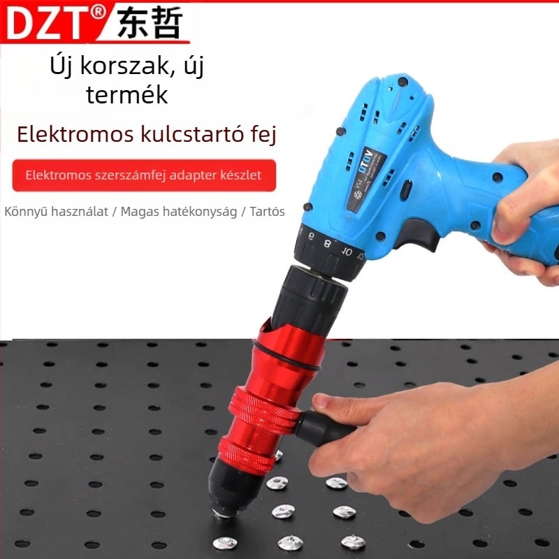 Szegecspisztolyadapter fej – elektromos, dugaszolható tápellátás, DZT, 1,5 kg