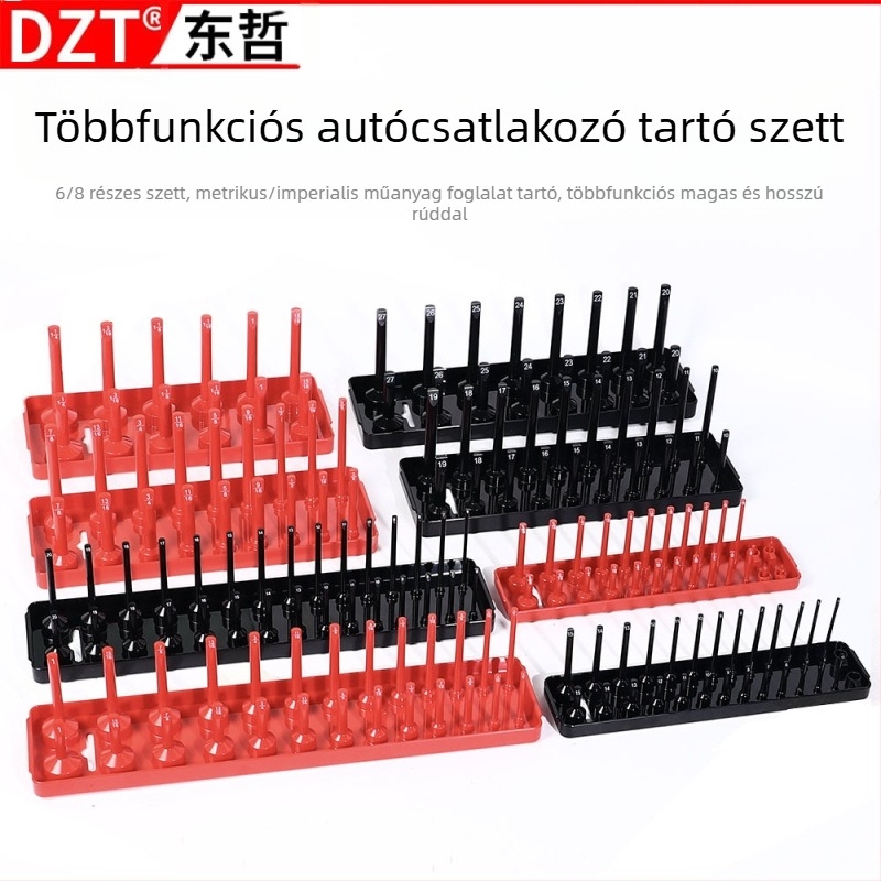 Műanyag mandzsettátartó készlet, 6/8 darabos, többfunkciós tartó mechanikai karbantartáshoz, autójavításhoz és háztartási használatra