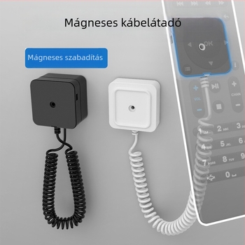  Univerzális távirányító tartó mágneses ragasztó kábelrögzítővel – modell B100, tömeg 35 g, utóértékesítés: csak csere