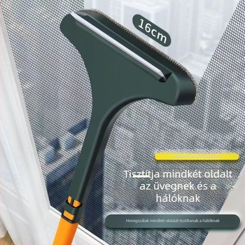 Kétoldalas műanyag ablak tisztító ecset, otthoni használatra, manuális tisztító eszköz, 200 darabos doboz