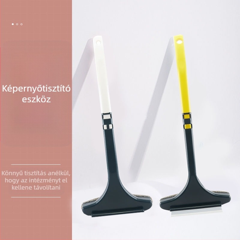 Kétoldalas műanyag ablak tisztító ecset, otthoni használatra, manuális tisztító eszköz, 200 darabos doboz