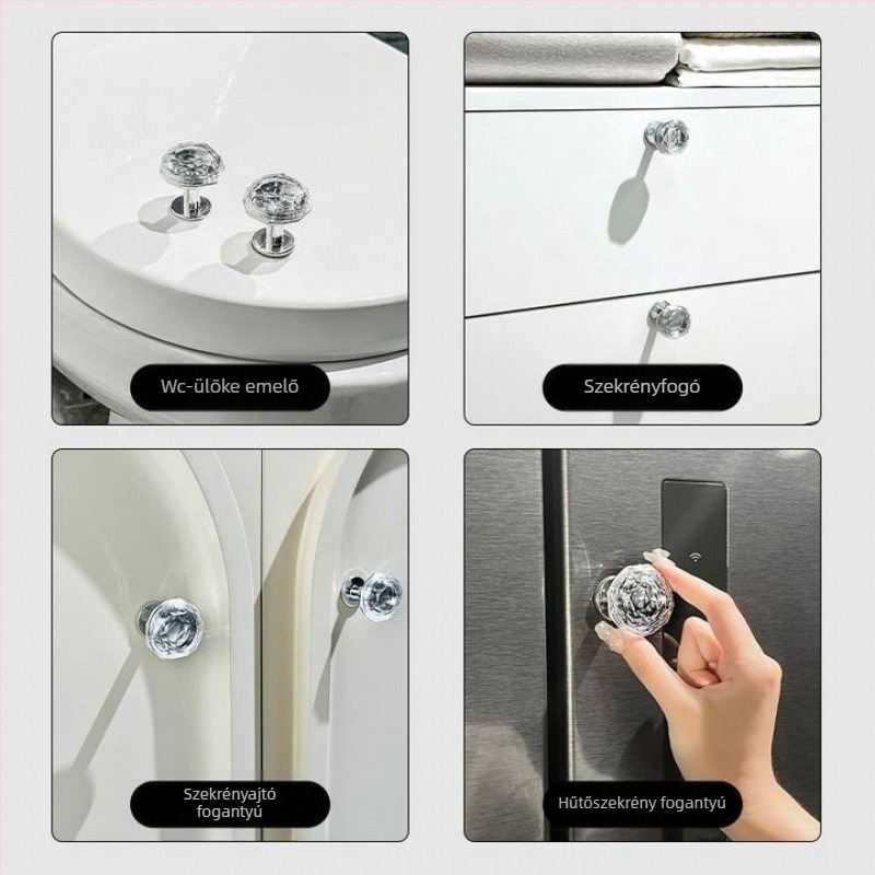 Gyémánt toalettöblítő gomb – univerzális WC-tartály kiegészítő, telepítési szolgáltatás elérhető