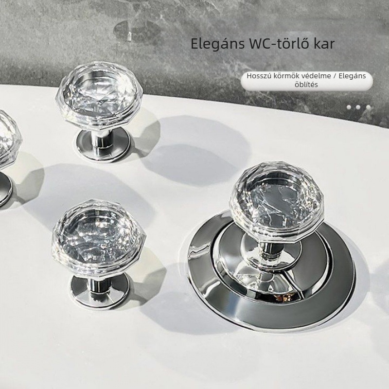 Gyémánt toalettöblítő gomb – univerzális WC-tartály kiegészítő, telepítési szolgáltatás elérhető