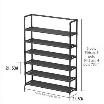 Műanyagból készült többemeletes cipőállvány – porvédett tároló, modern egyszerű stílus; Anyag: műanyag; Feldolgozás: minta testreszabás; Funkció: tárolás