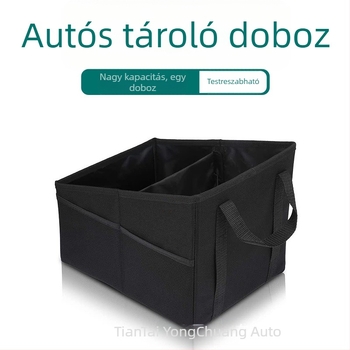 Autóhoz készült kültéri grillsütő tároló doboz, levehető fogantyúval, helytakarékos, vízálló, 15L, Oxford anyag