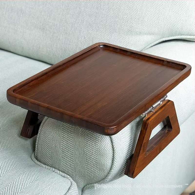 Fa négyszögletes összecsukható tálca – matt bevonat, modern minimalist stílus, logó nyomtatás elérhető