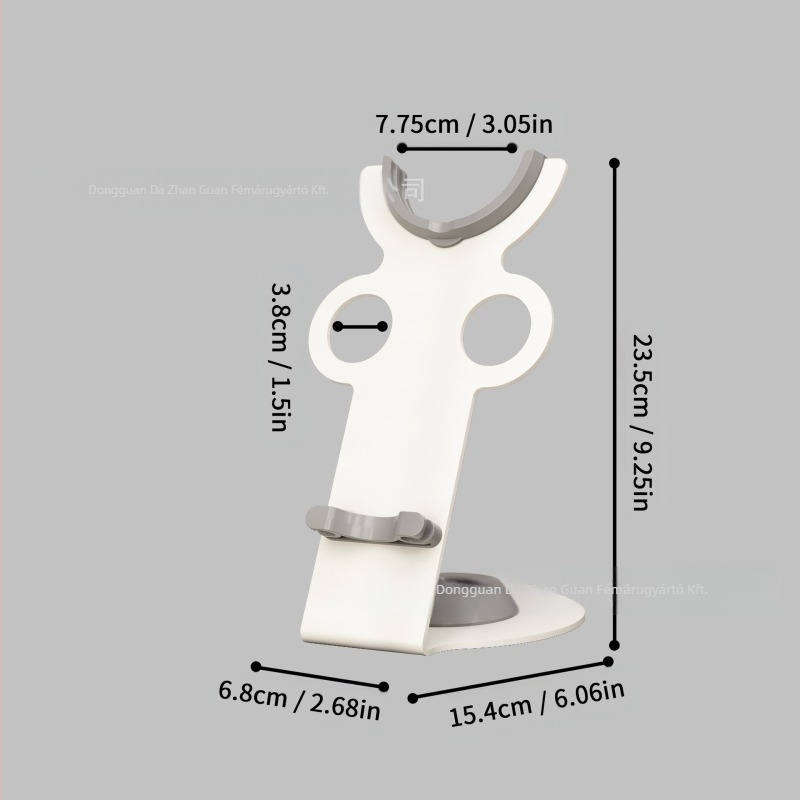 Dyson hajszárító polc – sütőben kezelt felület, Light Luxury stílus, függőleges tartó