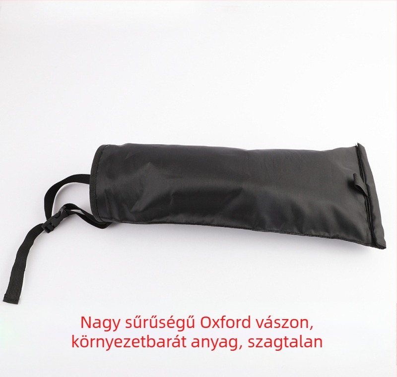 Autós szemetes, vízálló, összecsukható, a hátsó ülés támlájára akasztható, fogantyúval, Oxford anyagból