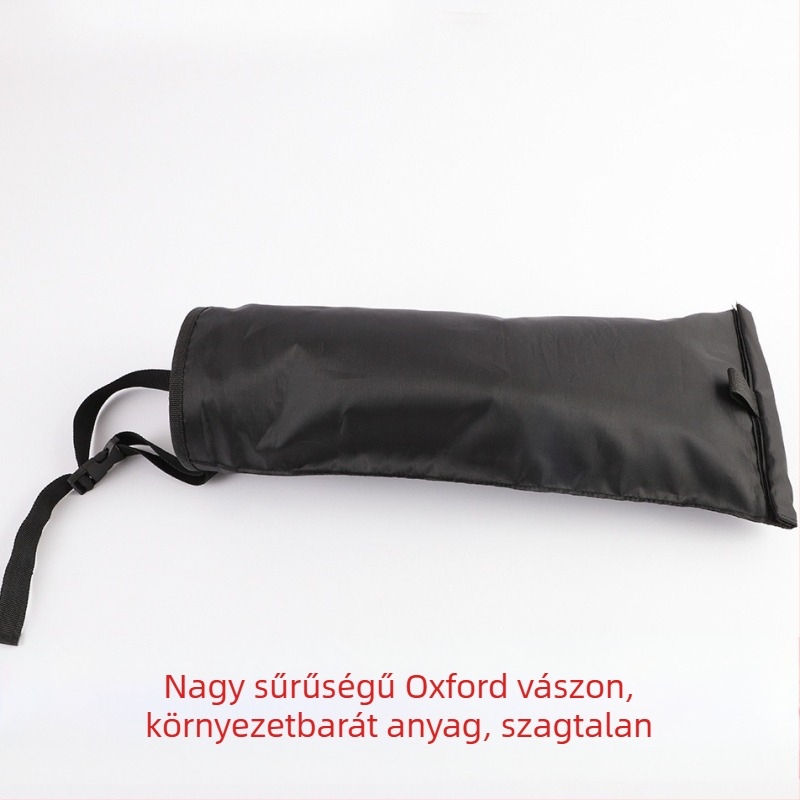 Autós szemetes, vízálló, összecsukható, a hátsó ülés támlájára akasztható, fogantyúval, Oxford anyagból