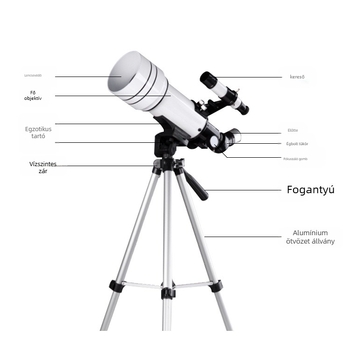 Monokuláris csillagászati távcső, 16–200x zoom, látómező 100/1000 m, modell 40070 Upgrade