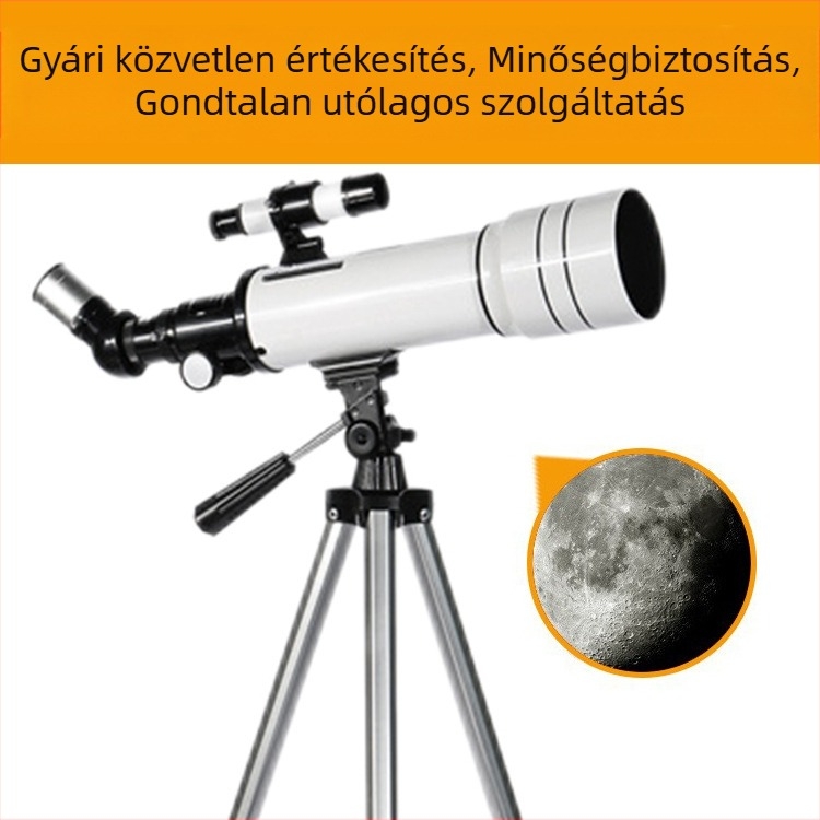 Monokuláris csillagászati távcső, 16–200x zoom, látómező 100/1000 m, modell 40070 Upgrade