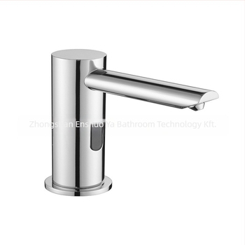 Automatikus szenzoros habszappan adagoló, csap típusú – sárgarézből, krómozott felülettel, modern minimalista stílus, indukciós funkció, súly 2 kg