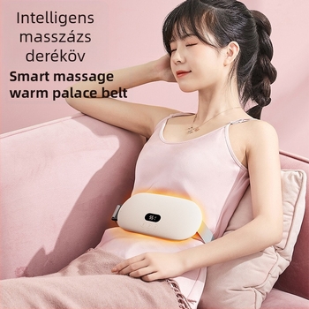 Menstruációs fájdalom enyhítésére szolgáló deréköv USB tápellátással, grafénmelegítéssel és digitális kijelzővel (modell N04)