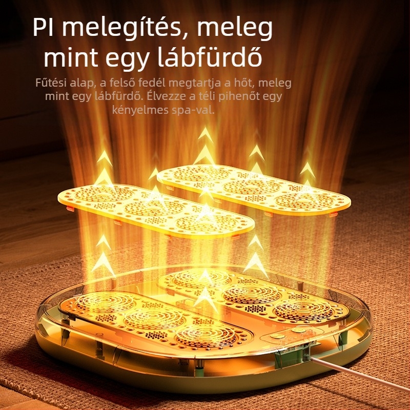 Lábmelegítő masszírozó - USB tápellátás, 5V/5W, mechanikus működés, univerzális használat