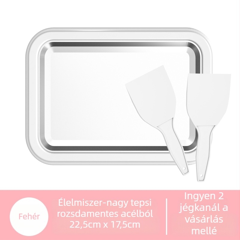 Gyümölcsös fagylaltgép rozsdamentes acélból, téglalap alakú, 301–500 ml, nincs csatlakoztatva, testreszabható feldolgozás