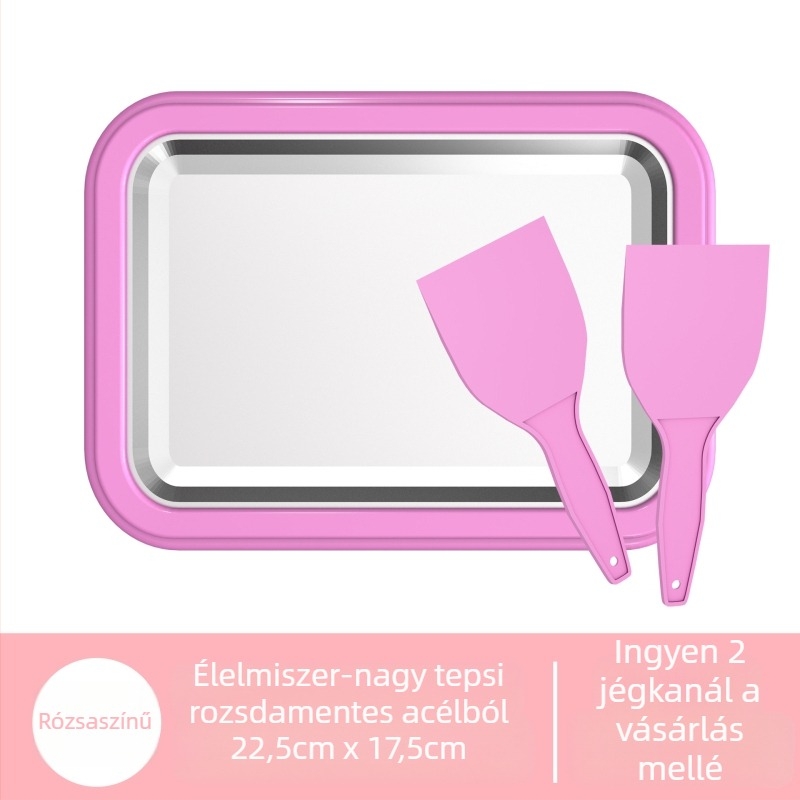 Gyümölcsös fagylaltgép rozsdamentes acélból, téglalap alakú, 301–500 ml, nincs csatlakoztatva, testreszabható feldolgozás