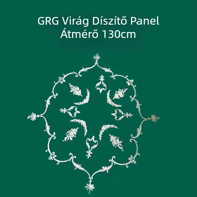 Gipsz gerenda-támasz félköríves arch modell — gipsz díszítés, relief stílus, modern egyszerűség