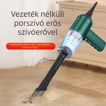 Vezeték nélküli kézi autó-porszívó, erős, újratölthető, nedves és száraz tisztítás