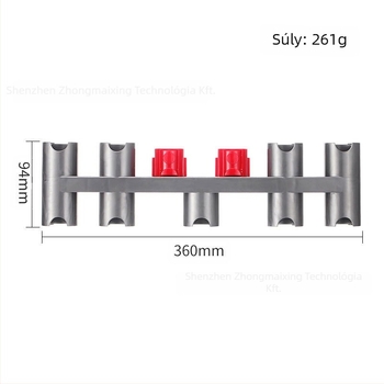 Dyson porszívófej tároló V7/V8/V10/V11-hez — kilenclyukú bővítő állvány, háztartási használatra, 51-100 m²-nek megfelelő