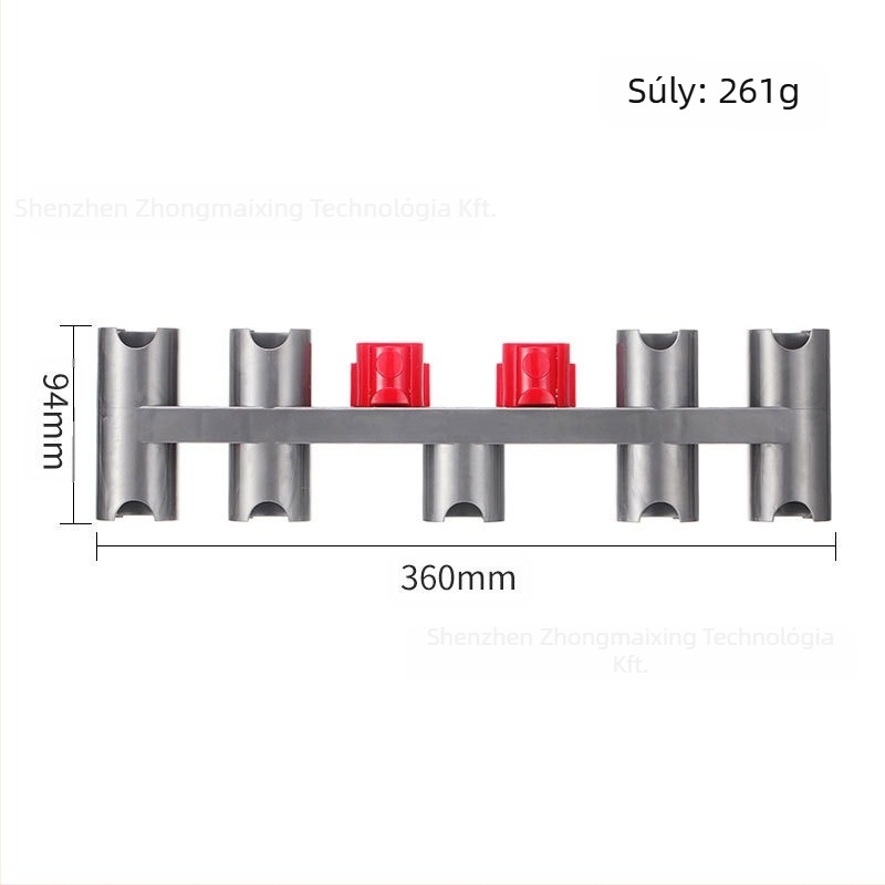 Dyson porszívófej tároló V7/V8/V10/V11-hez — kilenclyukú bővítő állvány, háztartási használatra, 51-100 m²-nek megfelelő