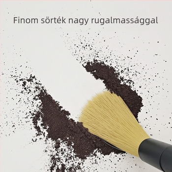 Kávédaráló tisztítóecset, kettős fejű, PET szál, modern egyszerű dizájn, családok, kávézók és intézmények számára