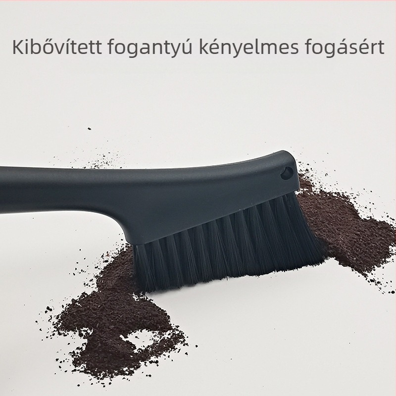 Kávédaráló tisztítóecset, kettős fejű, PET szál, modern egyszerű dizájn, családok, kávézók és intézmények számára