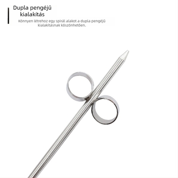 Chef Ji Qixiu Rozsdamentes acél + PP Multifunkcionális zöldségvágó spirális görgővel és uborka szeletelővel