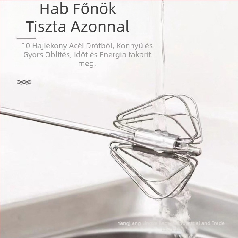 Kézi tojáshaboló rozsdamentes acélból otthoni sütéshez | Márka: Leading Best Crown | 2021-ben megjelent | Testreszabható | Nyomtatott logó