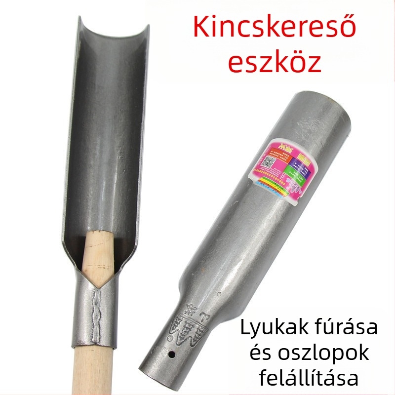 Többcélú acél ásó mezőgazdasági felhasználásra — ásás, fák ültetése, gödör ásása és talaj eltávolítása; márka nélküli, széles körben alkalmazható