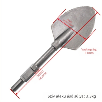 Elektromos kalapács, nagy lapát betonhoz, földhöz és kőhöz, ipari minőség, Stone Chisel sorozat