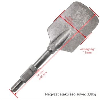 Elektromos kalapács, nagy lapát betonhoz, földhöz és kőhöz, ipari minőség, Stone Chisel sorozat