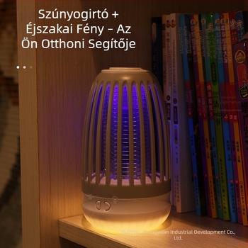 WD-818 USB-ről tölthető elektromos szúnyogirtó, háztartási éjjeli lámpa, retro stílus, beépített akkumulátor 1001–1600 mAh, 21–30 m² lefedettség