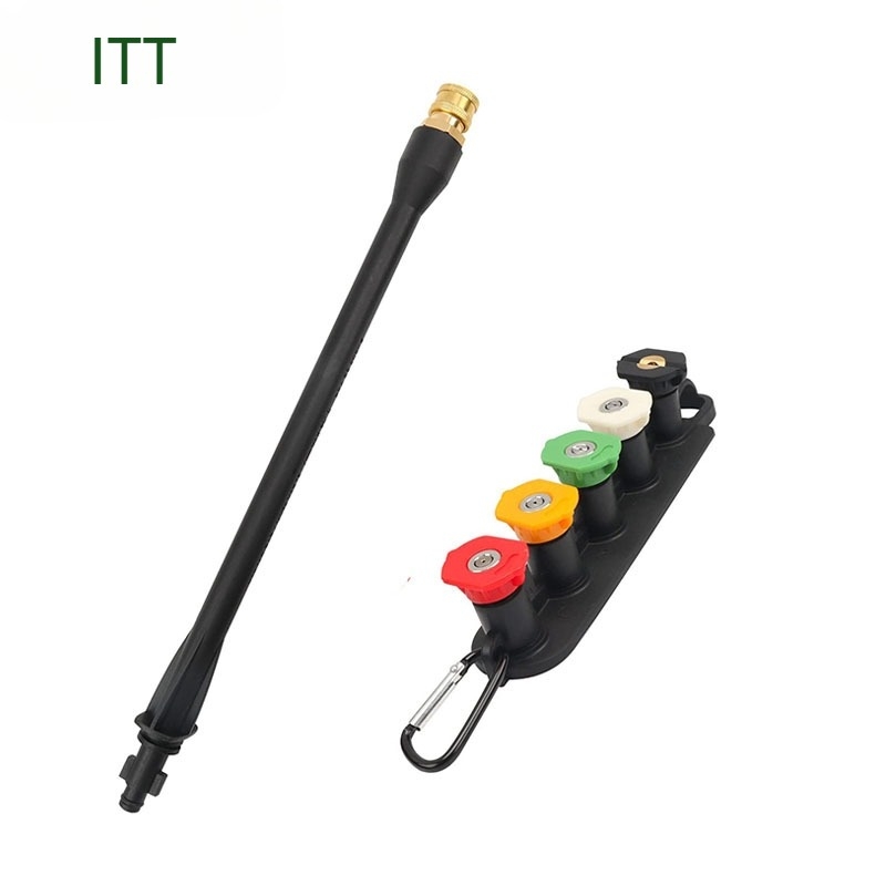 Magasnyomású tisztító pisztoly 1/4 gyorscsatlakozóval, nylon test, 2600 psi/180 bar, permetezési távolság 5 m, tömeg 0,5 kg, TUTU