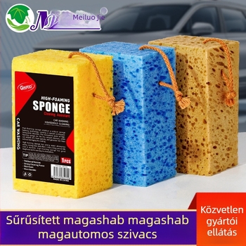 Meiluo Jie Sűrített habos autómosó szivacs – Nagy méhsejt szerkezetű tengeri algás szivacstömb autó tisztításához