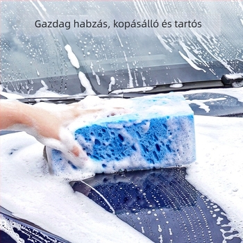 Meiluo Jie Sűrített habos autómosó szivacs – Nagy méhsejt szerkezetű tengeri algás szivacstömb autó tisztításához