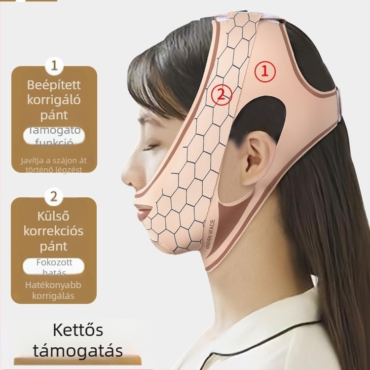 Szájüregi légzéskorrekciós öv, Lycra anyag, minimalist stílus, Bright márka