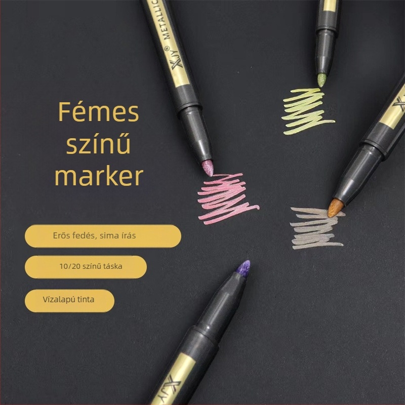 New Simple gyerekeknek szóló akril marker toll – fedhető, vízálló, puha hegye, DIY graffiti és kézi rajzokhoz