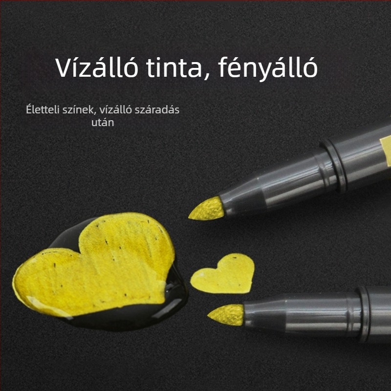 New Simple gyerekeknek szóló akril marker toll – fedhető, vízálló, puha hegye, DIY graffiti és kézi rajzokhoz