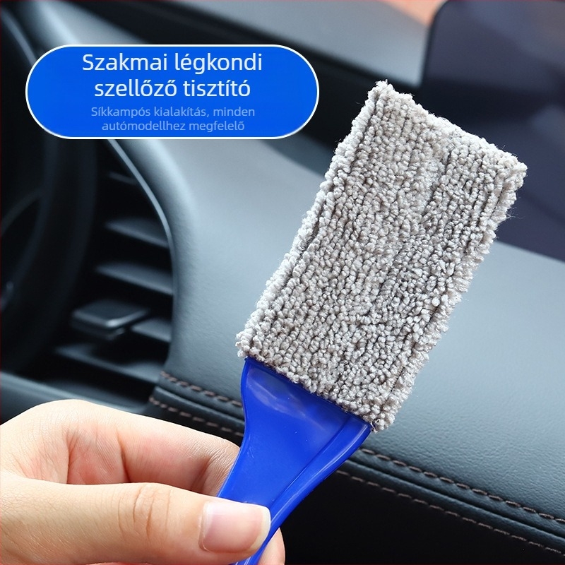 Autó légkivezető tisztító ecset — McLallen, mérnöki műanyag, puha sörtéjű, modell Air outlet brush
